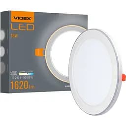 Світильник стельовий Videx LED Вбудований з декоративною підсвіткою (VL-DL4R-1852)