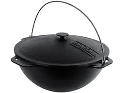 Казан чавунний азіатський з кришкою 15 л