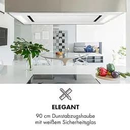 Витяжка Klarstein Remy 90 см 619 м³/год стельова (10032864) - мініатюра 7
