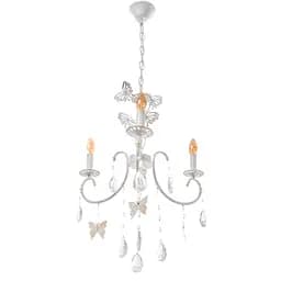 Люстра подвесная Brille свеча E14 40W WH (BCL-691S/3)