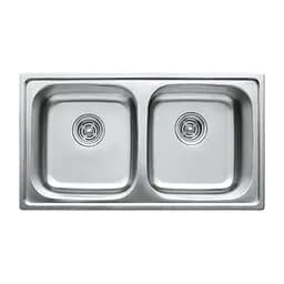 Кухонна мийка Haiba 78x43 Double decor HB0567, Decor