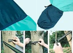 Гамак Xiaomi ZaoFeng Parachute Cloth/Green (HW070101) [48720] - мініатюра 4