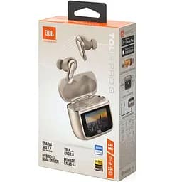 Навушники JBL TWS Tour Pro 3 Latte (JBLTOURPRO3LTT) - мініатюра 14