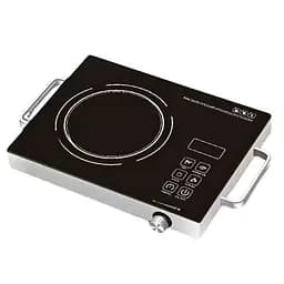 Плита стеклокерамическая инфракрасная электрическая Henschll HS-055 Одноконфорочная 4500 Вт Черная