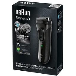 Електробритва Braun 3020 Series 3 Black (6236582) - мініатюра 3