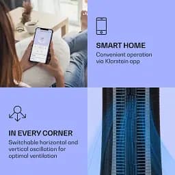 Охолоджувач повітря Klarstein Skyscraper Ice 4-в-1 Чорний розумний Wi-Fi (10040205) Б/в - мініатюра 4