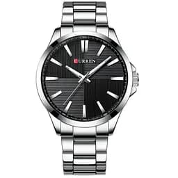 Годинник наручний Curren 8322 Silver Black (18689)