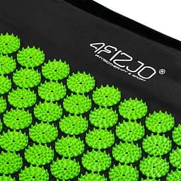 Килимок акупунктурний 4FIZJO Аплікатор Кузнєцова з валиком 72 x 42 см Black/Green 4FJ0043 (P-5907222931745) - мініатюра 3