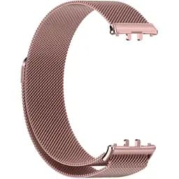 Ремінець DK для Samsung Galaxy Fit3 (R390) Metal Milanese Loop Magnetic (pink rose) - мініатюра 2