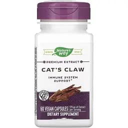 Екстракт котячого кігтя Nature's Way Premium Extract Cat's Claw, 60 вегакапсул для підтримки імунної системи