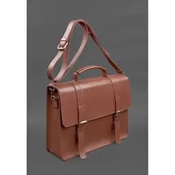 Шкіряна сумка-портфель Porte світло-коричневий