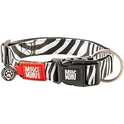 Нашийник для собак Max & Molly Smart ID Collar Zebra M 35-55x2.5 см