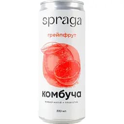 Напій Spraga Комбуча Грейпфрут слабогазований 330 мл