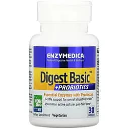 Натуральная добавка Enzymedica Digest Basic + Probiotics, 30 капсул