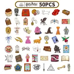 Стікерпак Гаррі Поттер Набір наклейок GeekLand Harry Potter 50 штук 2457177337