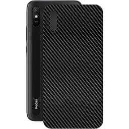 Захисна плівка StatusSKIN для Xiaomi Redmi 9A Sport 2021 Корпус Вініл Карбон чорний