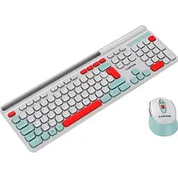 Комплект (Клавіатура та Миша) CANYON HSET-W5 EN AAA+AA Wireless White - мініатюра 4