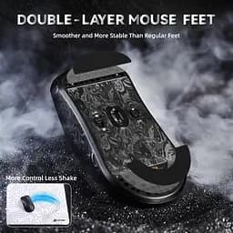 Бездротова миша ATTACK SHARK R11 ULTRA 42000 DPI, PAW3950 MAX, Carbon Fiber, 8K,Чорна - мініатюра 7