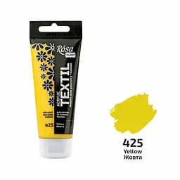 Фарба для тканини Жовта (25) 60 мл Rosa Talent