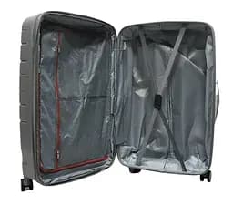 Валіза велика L поліпропілен Milano bag 0306 76×49×31см 82л Срібна - мініатюра 4