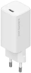 Мережевий зарядний пристрій XiaomiXiaomi Fast Charger 65W with GaN Tech BHR4499GL White