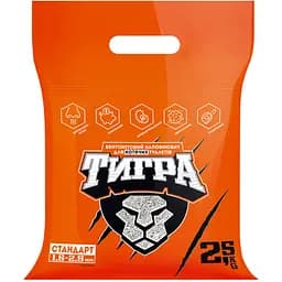 Бентонітовий наповнювач для котячого туалету Тигра 1.5-2.5 мм 2.5 кг помаранчевий