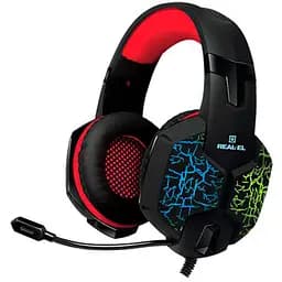 Ігрова гарнітура Real-EL GDX-7750 Black-Red (EL124100048)