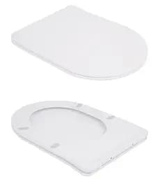 Унітаз підлоговий Qtap Robin Ultra Quiet з сидінням Slim Duroplast/ Soft-close/ Quick Release QT13226089AW - мініатюра 7