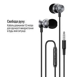 Навушники ColorWay 3.5 mm Wired Earphone UrbanBeat Black (CW-WD03BK) - мініатюра 8