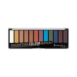 Палетка тіней для повік Rimmel Magnif'eyes Eye Countouring Palette, відтінок 004 (Colour), 14,16 г (8000019011863)