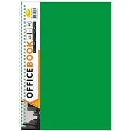 Блокнот Апельсин А4  Б-БП4-40 40 листів пружина збоку зелений       