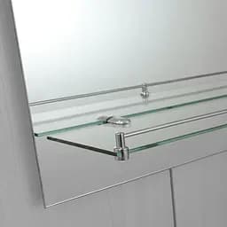 Дзеркало настінне Zerix Laguna MRZ03-500x700x110 прямокутне з дугоподібним верхом та полицею ZX5622 - мініатюра 7
