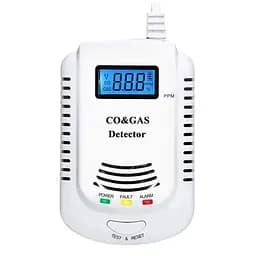 Комбінований датчик чадного газу + природного газу (метан, пропан) з сиреною 2 в 1 FD 808COM (100683)