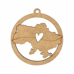 Дитячий набір заготовок "З Україною в серці" Bambi UKR-LOVE 7,5х8 см - мініатюра 2