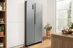 Холодильник Gorenje SBS, 179х62х91см, 2 двері, 347 (197) л, А +, NF +, Інв., Зона св-ті, Зовн. Диспл, нерж - мініатюра 4