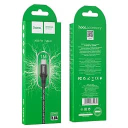 USB Cable Hoco X50 Excellent Type-C Black 1m - мініатюра 3