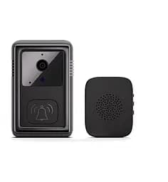 Дверний дзвінок M9 HD з відеокамерою і двостороннім аудіо Wi-Fi Чорний KT6011305