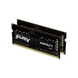 Модуль пам'яті для ноутбука SoDIMM DDR4 64GB (2x32GB) 3200 MHz Fury Impact Kingston Fury (ex.HyperX) (KF432S20IBK2/64) - мініатюра 8