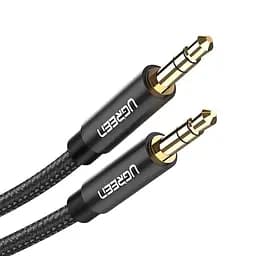 Кабель Ugreen AV112 3.5 мм Male to 3.5 мм Male Cable Gold Plated Metal Case with Braid 0.5 м Black () - мініатюра 2