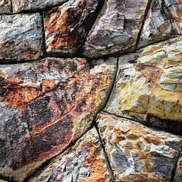 3Д наклейка на двері Кам'яна кладка вінілова ПВХ каміння стіна Коричневий 65х200 см Happy Pocket Z182101 - мініатюра 2