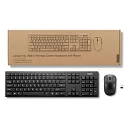 Комплект (Клавіатура та Миша) Lenovo 100 Wireless Combo - мініатюра 4