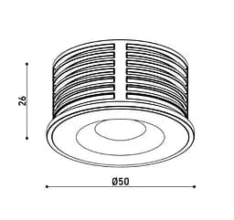 LED модуль Kloodi KDMR16 H26 7W 3K - мініатюра 3