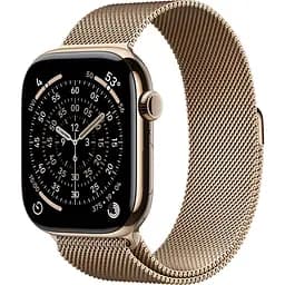 Смарт-годинник Apple Watch Series 11 GPS + Cellular 46 мм Gold Titanium Case with Gold Milanese Loop M/L (MFD84) [151108]