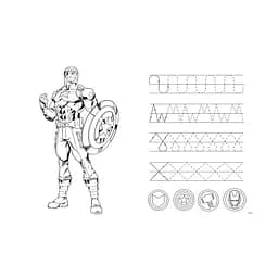 Дитячі пазли SUPER МАХІ Marvel Разом сильніше 24 елементи з розфарбуванням Trefl 60х40 см det0007067 - мініатюра 4