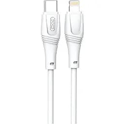 Дата кабель USB-C to Lightning 1.0m 27W High Elastic Zeus XO (NBQ239A_White)