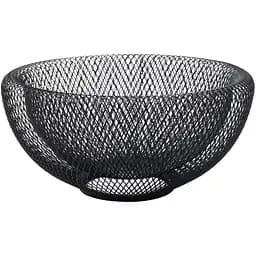 Корзина для фруктов MBM Home металлическая 245x125 мм черная (KP-143 S BLACK)