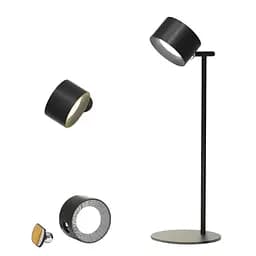 Настільна лампа Feallive, світлодіодна, акумуляторна, багатофункціональна, з сенсорним керуванням, регульованою яскравістю