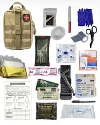 Аптечка укомплектована №3 в підсумку зі швидким скидом