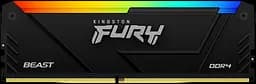 Оперативная память Kingston Fury 8GB DDR4 3200MHz Beast RGB (KF432C16BB2A/8WP)