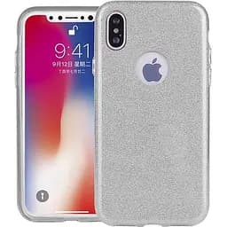 Чохол-накладка Toto TPU Shine Case iPhone X Silver